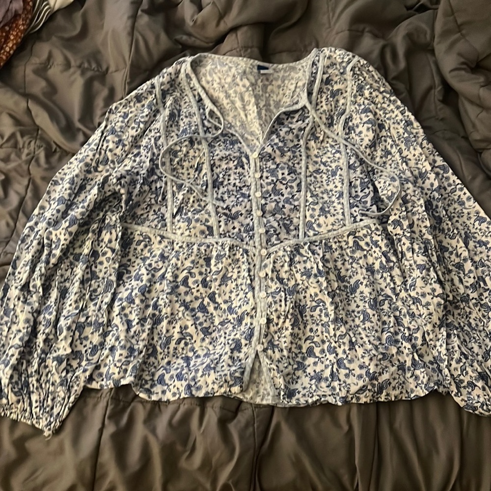 Button-Up Blouse